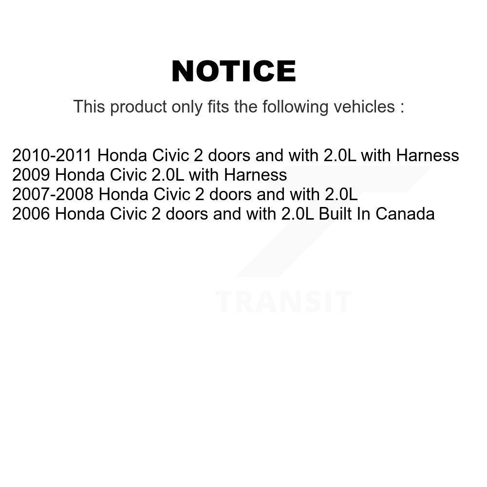 Kit de roulement de roue avant et capteur ABS pour Honda Civic K7S-102492