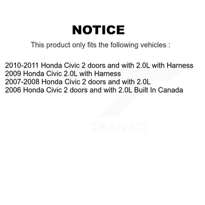 Kit de roulement de roue avant et capteur ABS pour Honda Civic K7S-102492