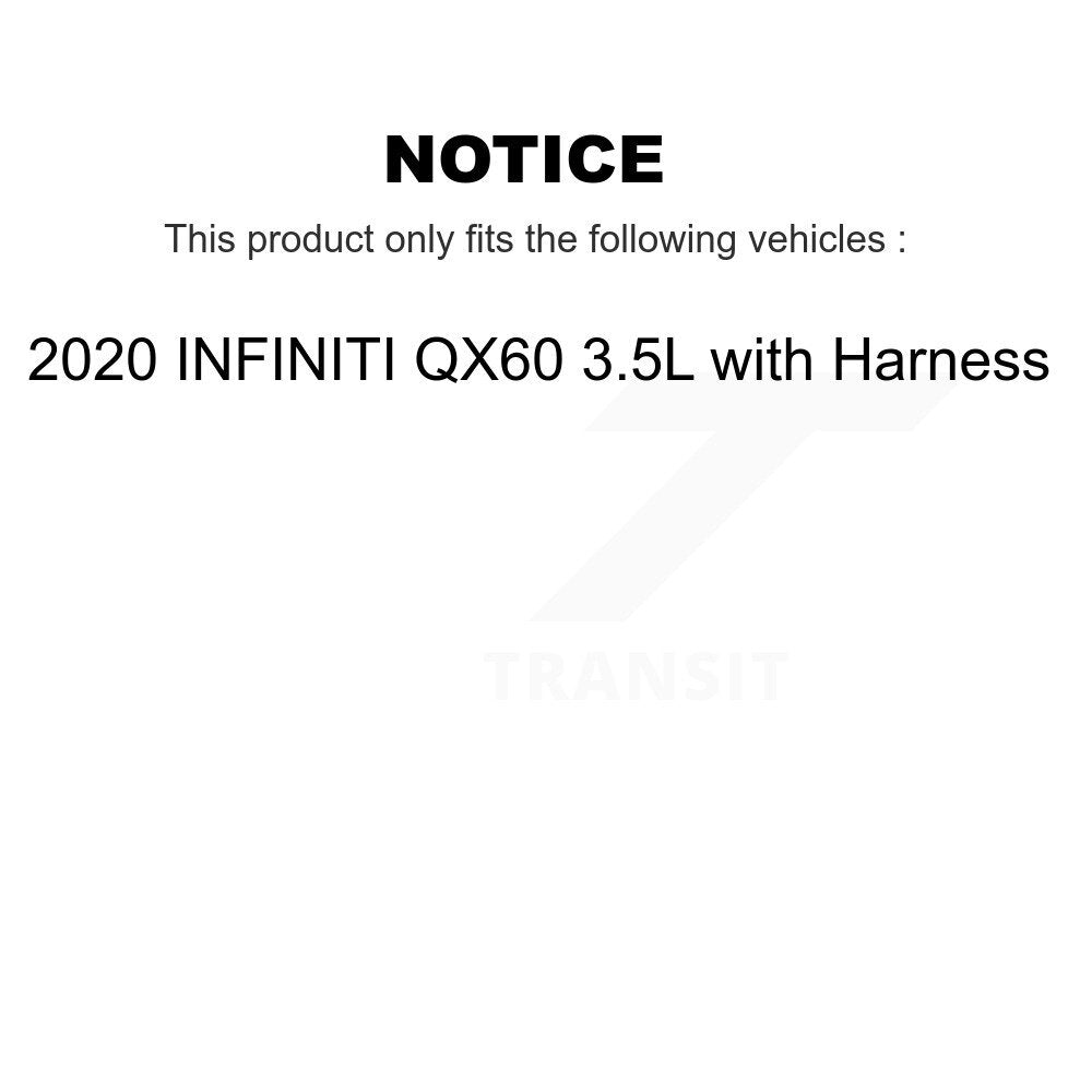 Kit de capteur ABS de roulement de moyeu de roue avant pour INFINITI QX60 2020 3,5l avec harnais