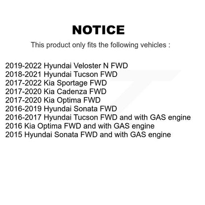 Kit de capteurs supplémentaires pour roulement de moyeu de roue arrière, pour Hyundai Tucson Kia Sportage Sonata