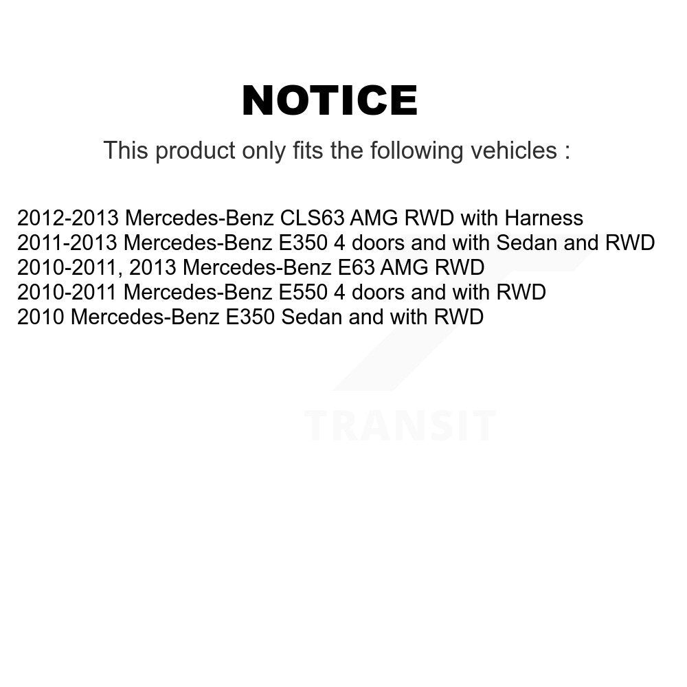Kit de capteur ABS de roulement de moyeu de roue avant, pour mercedes-benz E350 E550 E63 AMG CLS6
