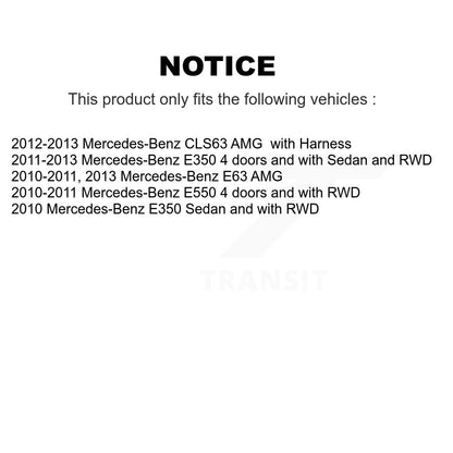 Kit de capteur ABS de roulement de moyeu de roue avant, pour mercedes-benz E350 E550 E63 AMG CLS6