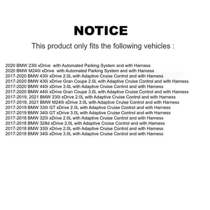 Kit de capteur de roulement de moyeu de roue avant, pour BMW 330i xDrive 230i 430i Gran Coupe 340