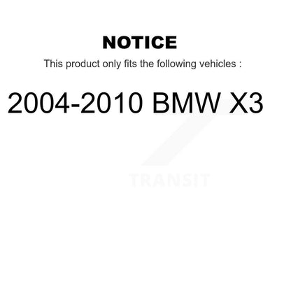Kit de roulement de roue avant et d'extrémité de biellette de direction pour BMW X3 2004-2010 K7T-100047
