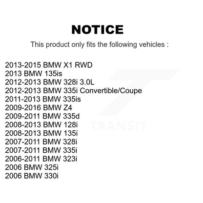 Kit d'extrémité de biellette de roulement de roue avant, pour BMW 323i 328i X1 335i 128i 135i 325i Z4