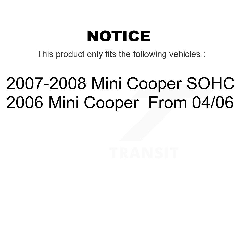 Kit de roulement de roue avant et d'extrémité de biellette de direction pour Mini Cooper K7T-100389