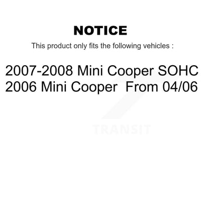 Kit de roulement de roue avant et d'extrémité de biellette de direction pour Mini Cooper K7T-100389