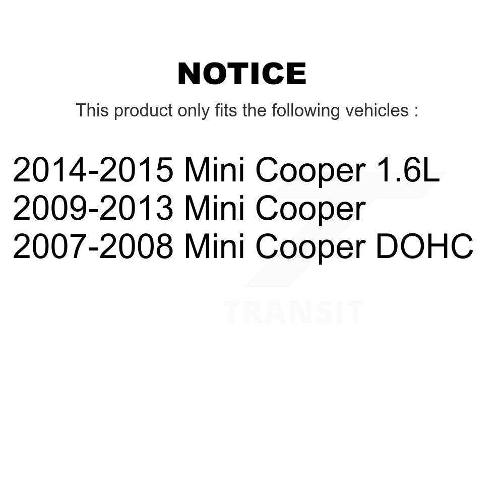 Kit de roulement de roue avant et d'extrémité de biellette de direction pour Mini Cooper K7T-100392