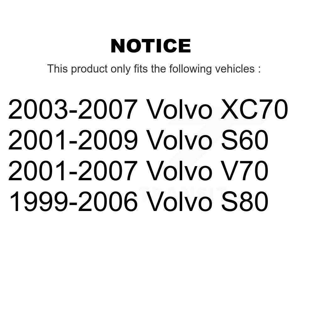 Ensemble de roulement de moyeu avant et Kit de liaison pour Volvo S60 XC70 V70 S80 K7T-100520