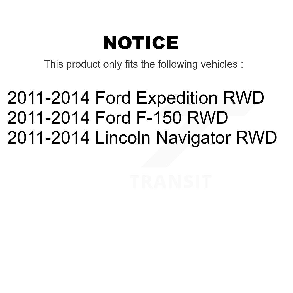 Kit de liaison d'assemblage de roulement de moyeu avant, pour Ford F-150 Expedition Lincoln Navigator