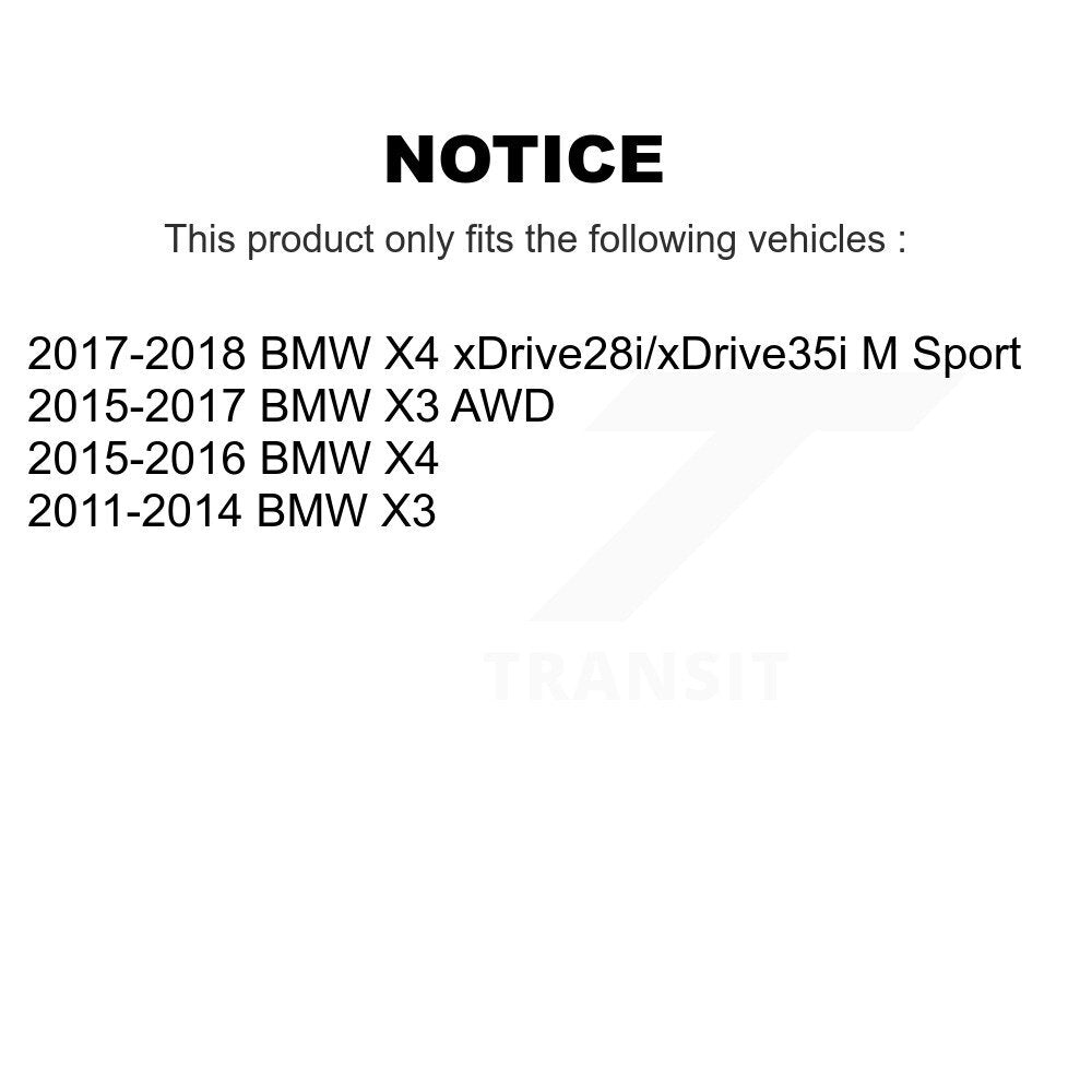 Ensemble de roulement de moyeu avant et Kit de liaison pour BMW X3 X4 K7T-100807