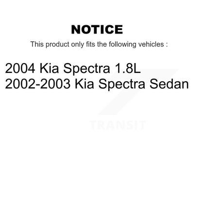 Kit de roulement et de liaison de roue avant pour Kia Spectra K7T-100837