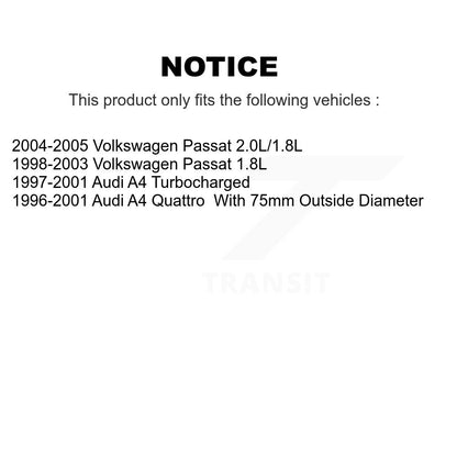 Kit de roulement et de liaison de roue avant pour Volkswagen Passat Audi A4 Quattro