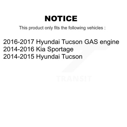 Kit de roulement de roue avant et de liaison de suspension pour Hyundai Tucson Kia Sportage