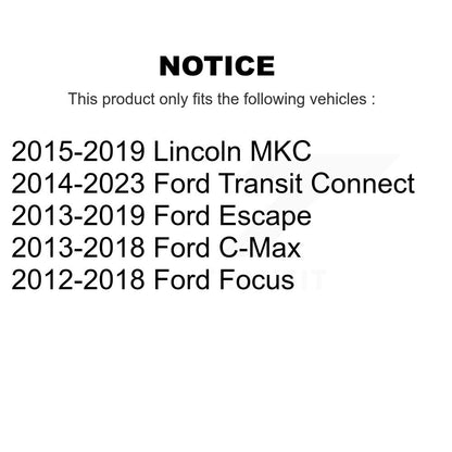 Kit de roulement et de liaison de roue avant, pour Ford Escape Focus Transit Connect Lincoln MK