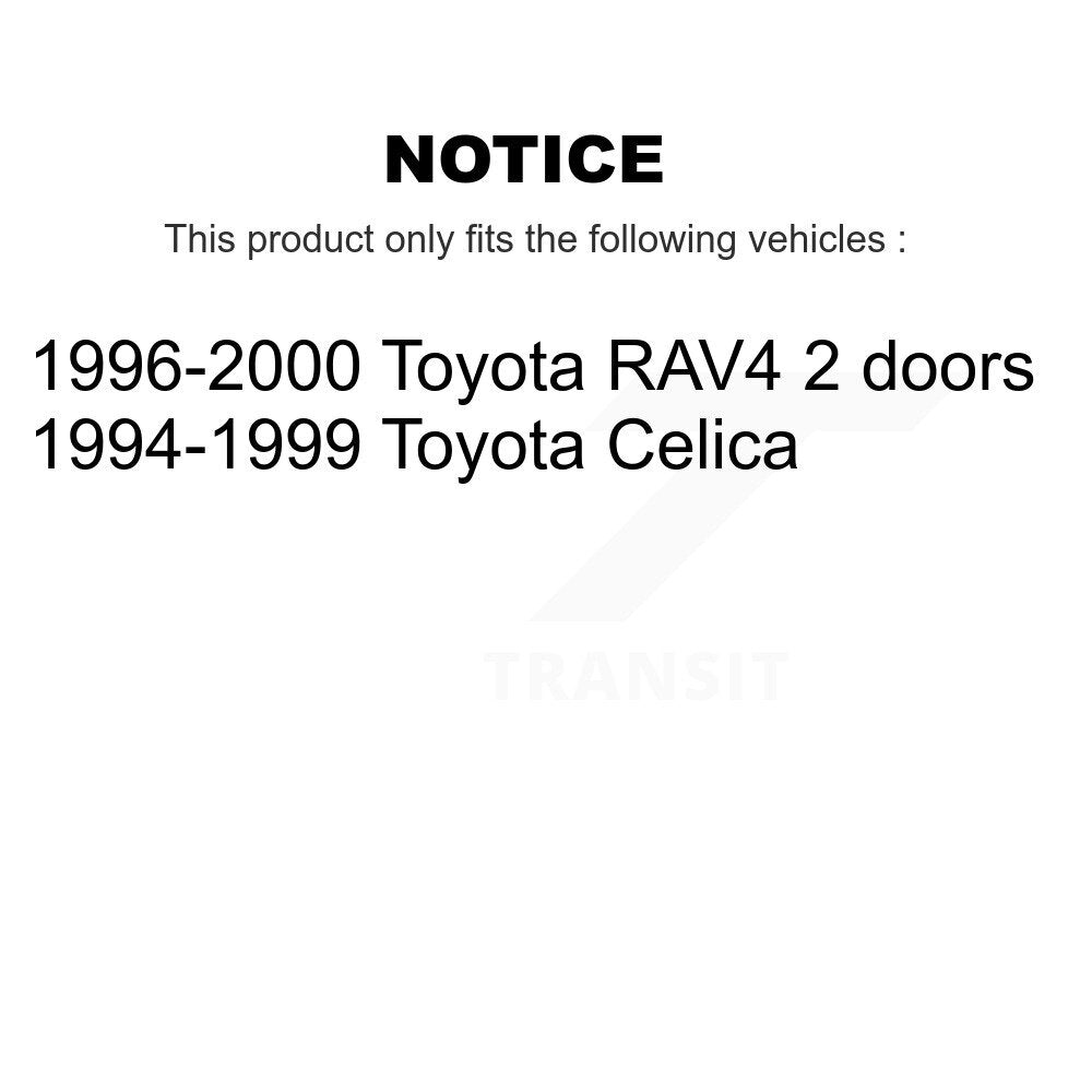 Kit de roulement de roue avant et de liaison de suspension pour Toyota RAV4 Celica K7T-101023