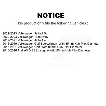 Kit d'extrémité de biellette de roulement de roue avant, pour Volkswagen Golf Jetta Taos SportWagen A