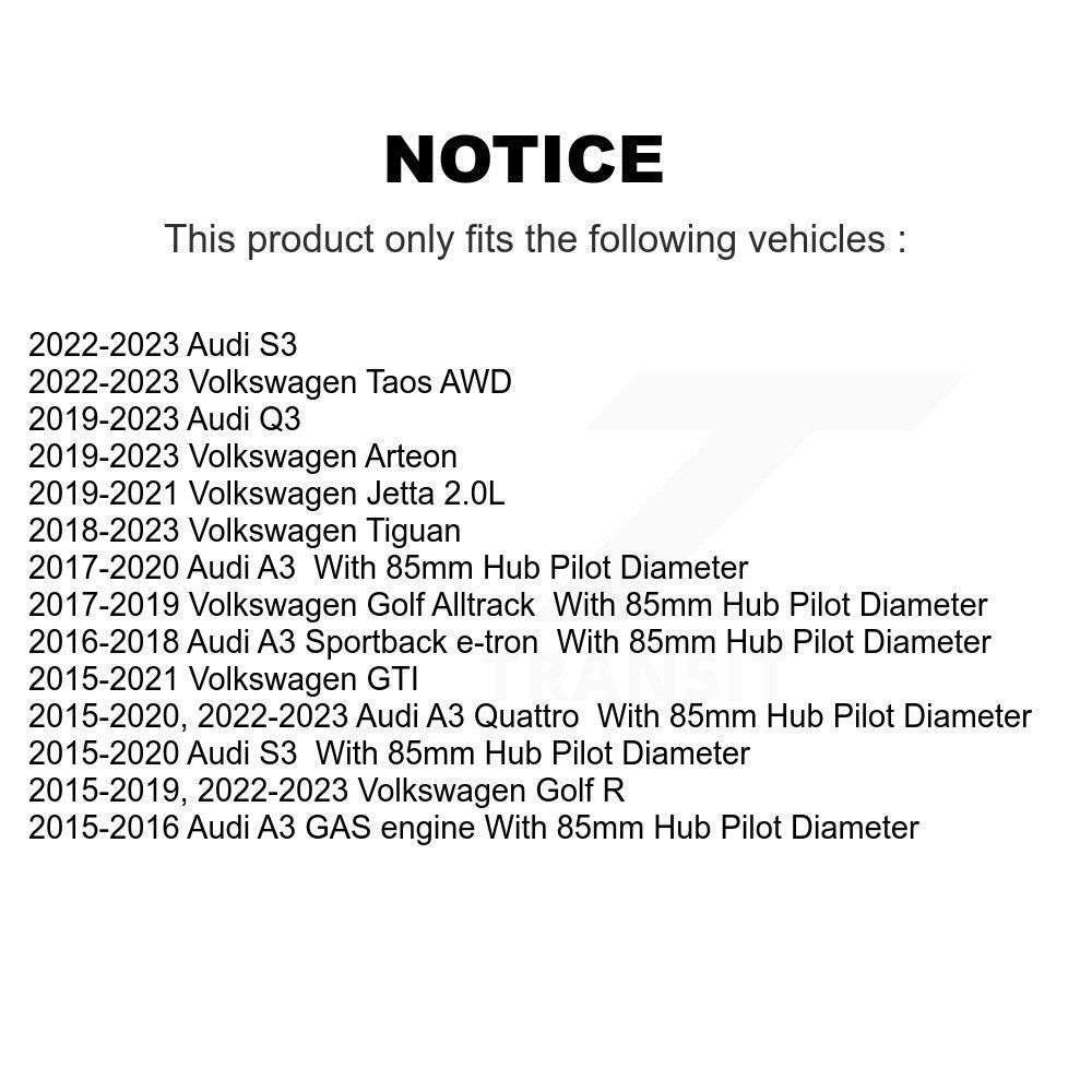 Kit d'extrémité de biellette de roulement de roue avant, pour Volkswagen Tiguan Jetta Audi Q3 Taos GT