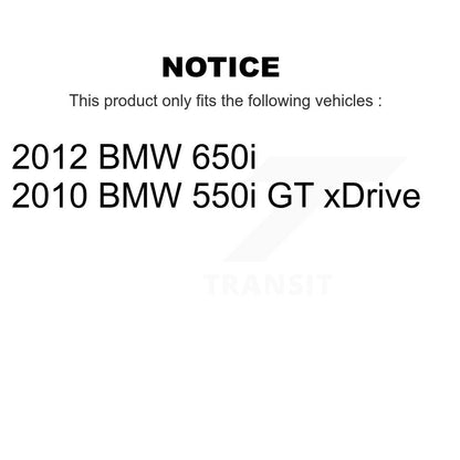 Kit de roulement de roue avant et de liaison de suspension pour BMW 650i 550i GT xDrive