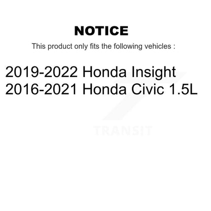 Kit de roulement de roue avant et d'extrémité de biellette de direction pour Honda Civic Insight K7T-101077