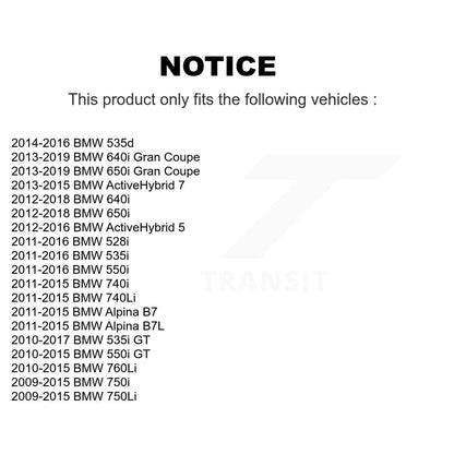 Kit de liaison d'assemblage de roulement de moyeu avant, pour BMW 528i 650i 535i 750Li 750i 550i 640i