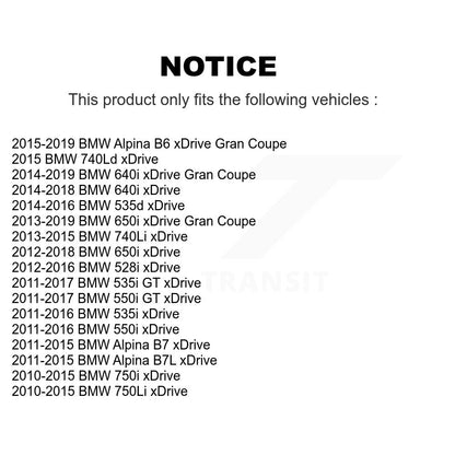 Kit de liaison d'assemblage de roulement de moyeu avant, pour BMW 535i xDrive 528i 750i 550i 535d 650