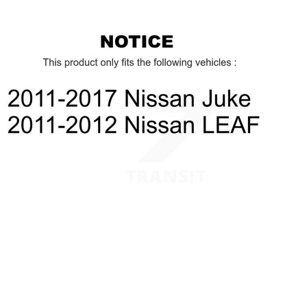 Kit de roulement de roue avant et d'extrémité de biellette de direction pour Nissan Juke LEAF K7T-101153