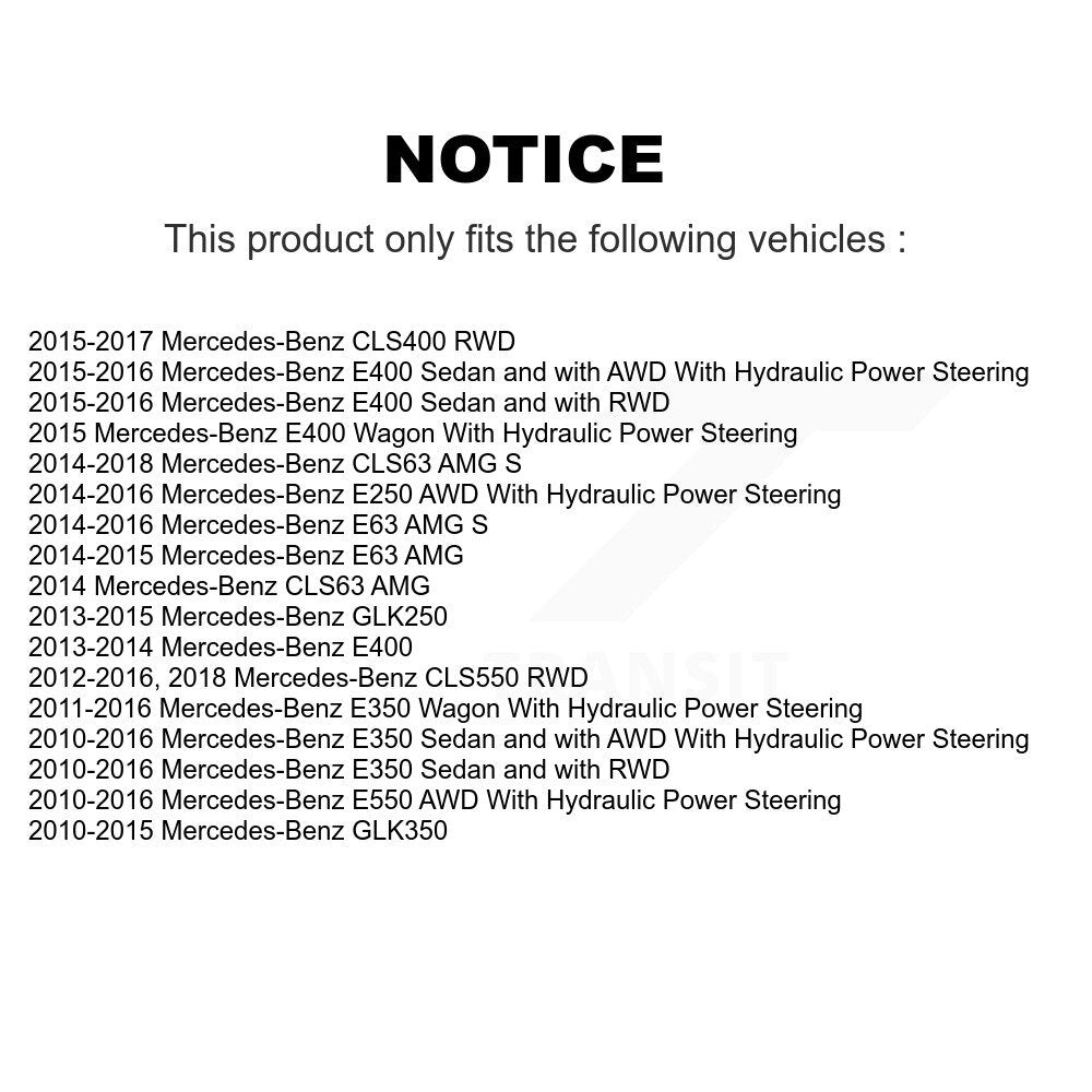 Kit d'extrémité de biellette de roulement de roue avant, pour Mercedes-Benz GLK350 GLK250 E350 E550 S