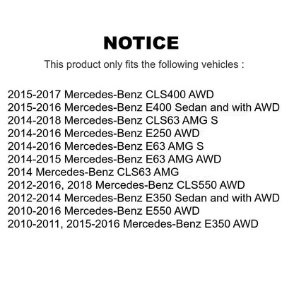Kit de liaison de roulement de roue avant, pour mercedes-benz E350 E550 E400 E250 CLS550 E63 S