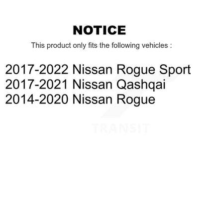 Ensemble de roulement de moyeu avant et Kit de liaison pour Nissan Rogue Sport Qashqai