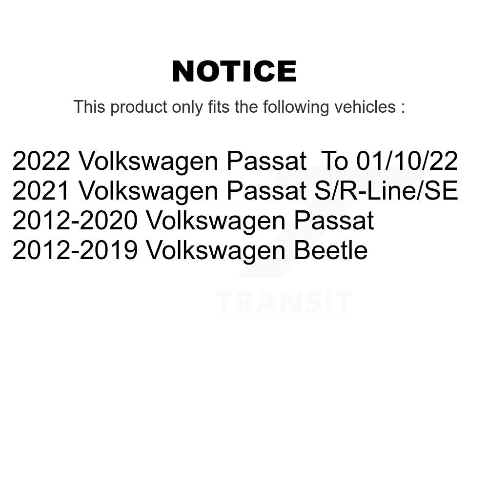 Kit de liaison de bras de commande inférieur, roulement de moyeu avant droit, pour Volkswagen Passat Beetle