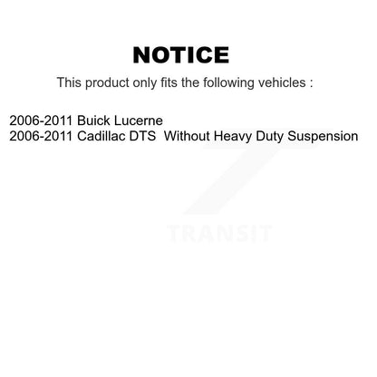 Kit de bras de commande inférieur et de liaison, roulement avant droit, pour Buick Lucerne Cadillac DTS