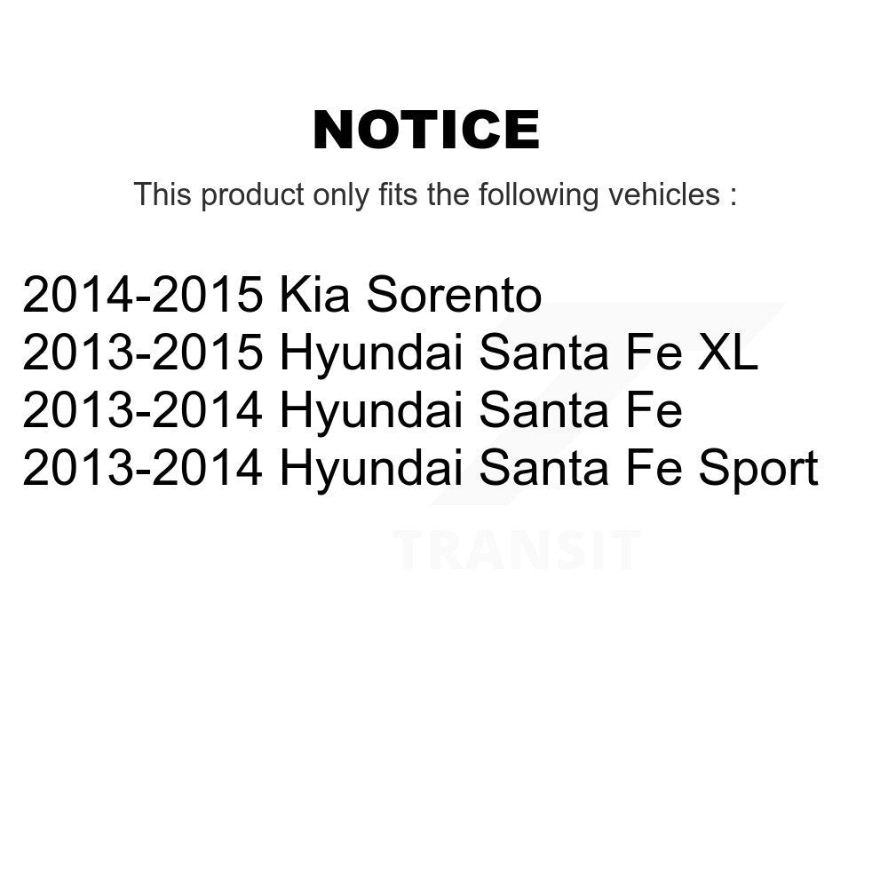 Kit de liaison de bras de commande inférieur, roulement avant droit, pour Hyundai Santa Fe Sport Kia X