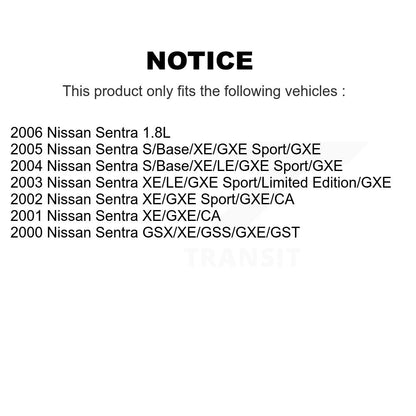 Bras de commande inférieur à roulement avant droit avec Kit de liaison à rotule pour Nissan Sentr