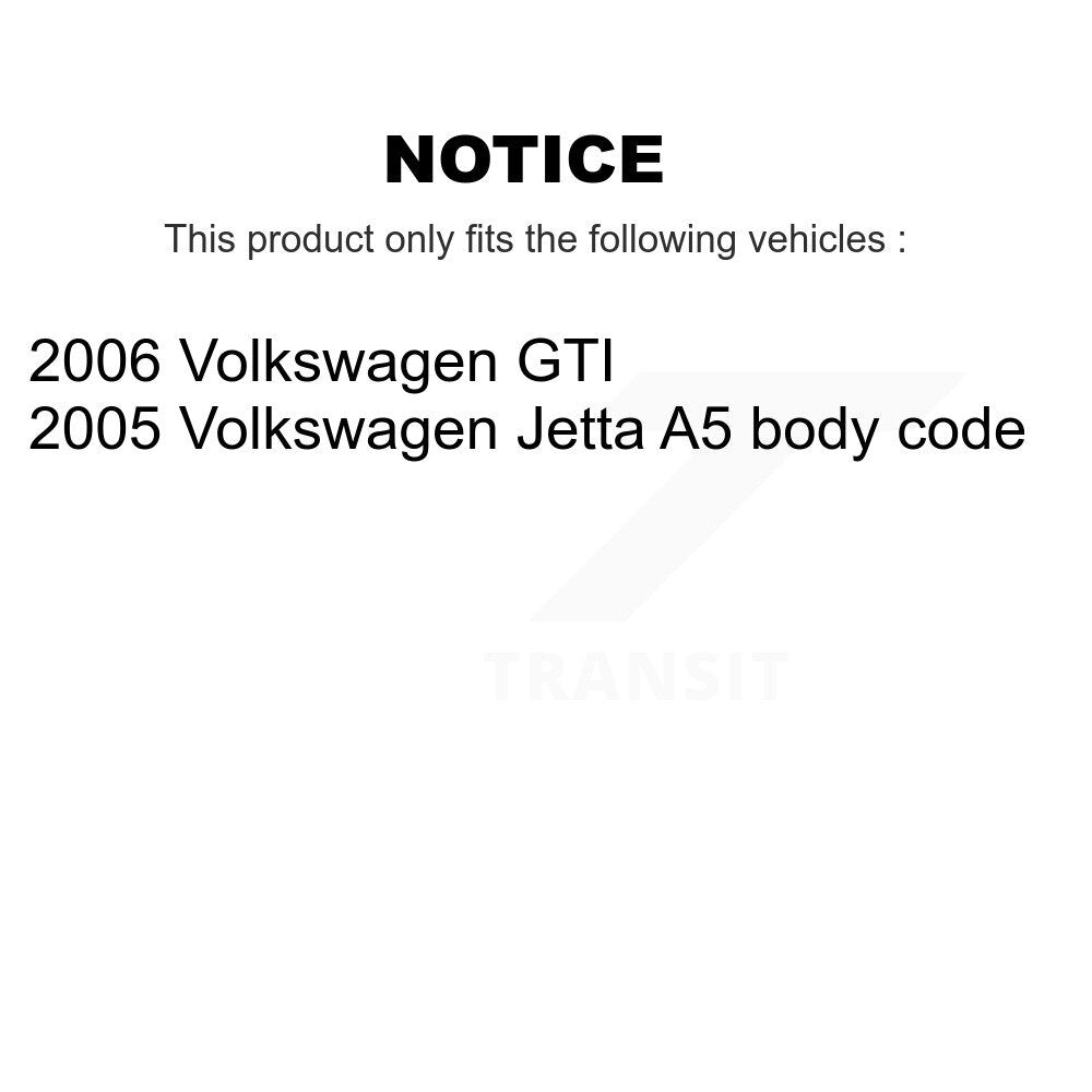 Kit de rotule inférieure et de barre stabilisatrice, roulement avant gauche, pour Volkswagen Jetta GT