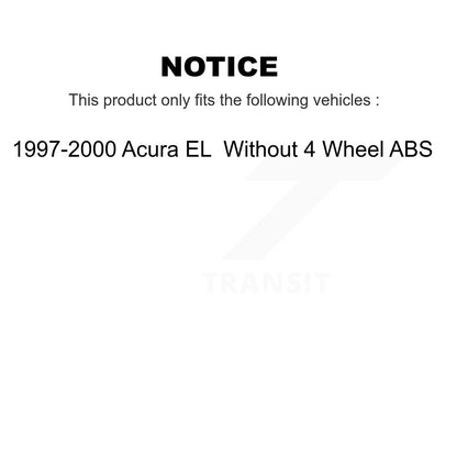 Kit de rotule inférieure et de liaison pour roulement avant, pour Acura EL 97-00, sans 4 roues AB