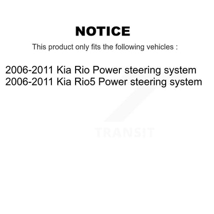Kit de liaison d'extrémité de biellette de direction, roulement avant gauche, Joint à rotule inférieur (5 pièces) pour Kia Rio Rio5