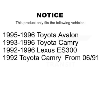 Kit de liaison d'extrémité de biellette de direction, roulement avant inférieur, Joint à rotule (5 pièces) pour Toyota Camry Lexu