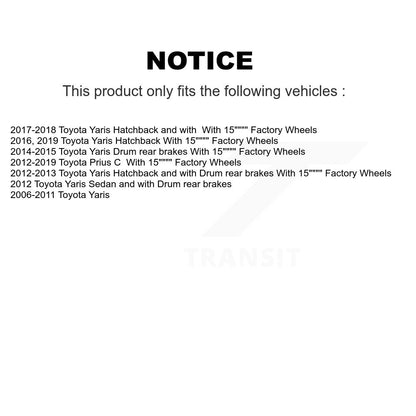 Kit de biellette et de liaison de rotule inférieure de roulement avant gauche (5 pièces) pour Toyota Yaris C