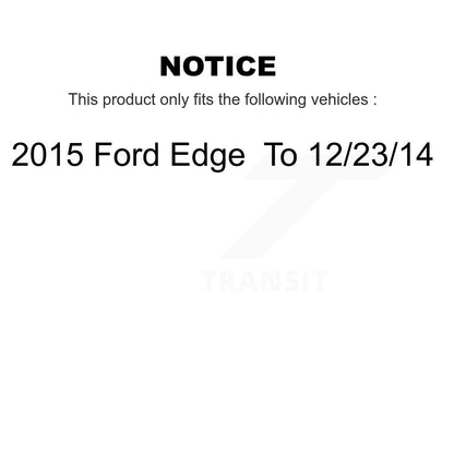 Kit de liaison de biellette de direction, roulement de roue avant gauche, bras de commande inférieur (5 pièces) pour Ford Edge