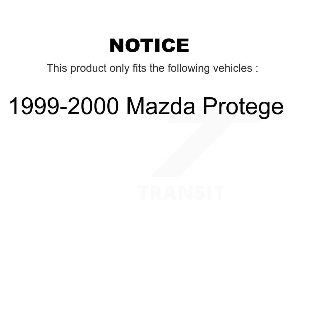 Kit de liaison de biellette de direction extérieure, bras inférieur de roulement avant gauche pour Mazda Protege 1999 – 2000