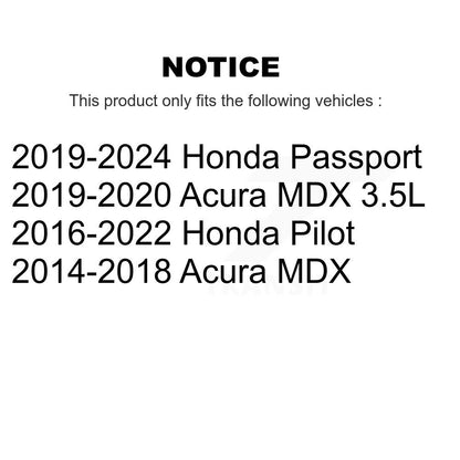 Kit de biellette et de liaison de bras inférieur de roulement avant droit, pour Honda Pilot Acura MD