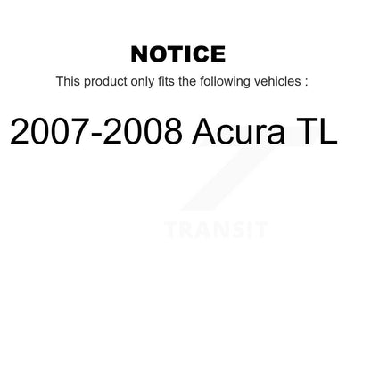 Kit de biellette de direction et de liaison à rotule supérieure et inférieure, roulement avant gauche (6 pièces) pour Acura TL