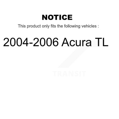 Kit de liaison d'extrémité de biellette de direction, bras supérieur de roulement avant droit, rotule inférieure pour Acura T