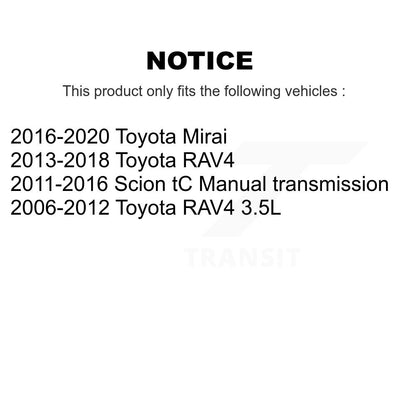 Kit de liaison de biellette de direction extérieure, roulement avant gauche, Joint à rotule inférieur, pour Toyota RAV4 Scio