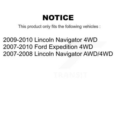 Kit de biellette de direction et de liaison extérieure, roulement avant gauche, Joint à rotule inférieur, pour Ford Expeditio