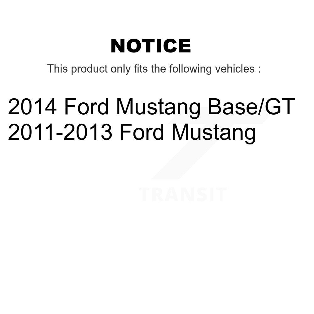 Kit de liaison de barre stabilisatrice de biellette de direction de rotule inférieure de roulement avant (5 pièces) pour Ford Mustang