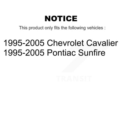 Kit de liaison de biellette de direction extérieure, roulement de moyeu avant, Joint à rotule inférieur, pour Chevrolet Cavalie