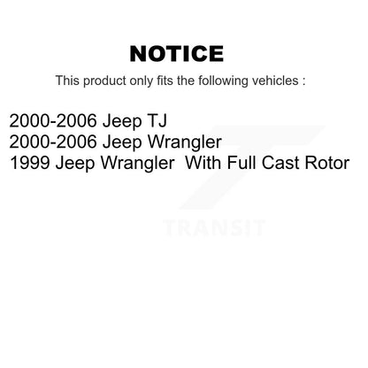 Kit de liaison de barre stabilisatrice, roulement de moyeu avant, joint à rotule supérieur et inférieur, pour Jeep Wrangler TJ