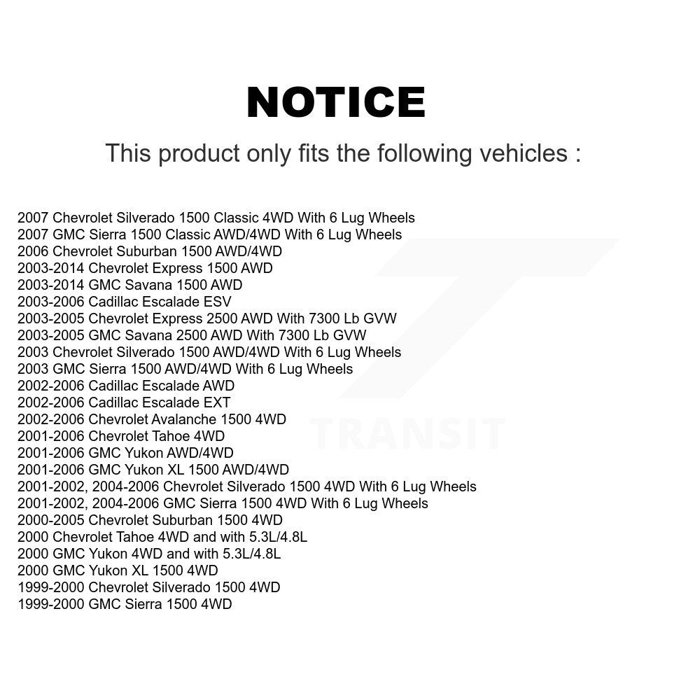 Kit de liaison de rotule supérieure, roulement avant gauche, bras de commande inférieur, pour Chevrolet GM